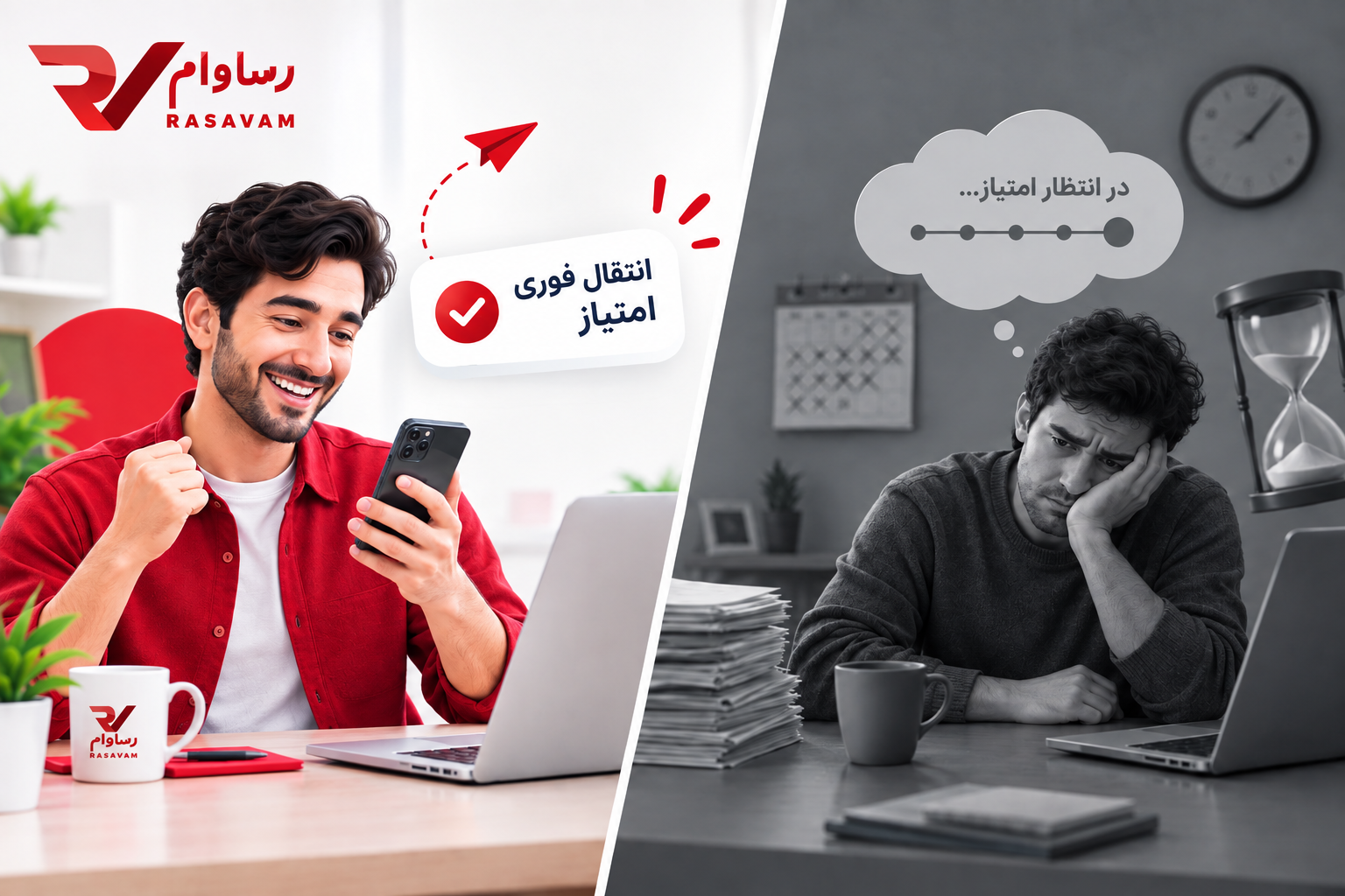 رفع تاخیر در واریزی و حل مشکل امتیاز با رساوام